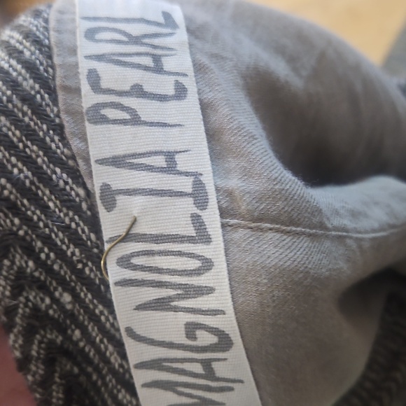 Magnolia Pearl Double breasted  Suit Cotton Blend linen rare - Picture 7 of 14